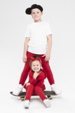 2BAGGY PANTS FOR BOY AND GIRL - RED