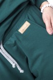 2Damskie spodnie baggy - zieleń