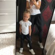 2Zestaw spodni dla mamy i córki - Grafit