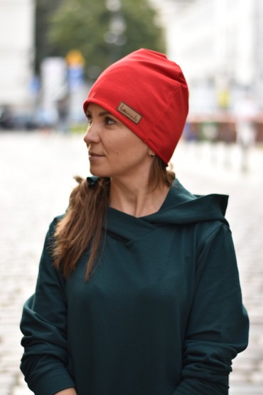 UNISEX CAP (WOMEN / MEN) - DEEP RED