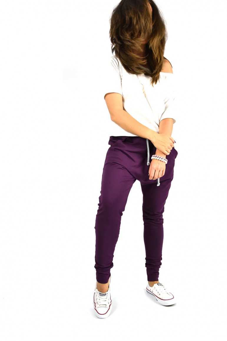 2TROUSERS FOR MOTHER AND DAUGHTER OR SON - VIOLET