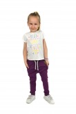 2BAGGY TROUSERS FOR GIRL - VIOLET