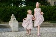 2SUMMER FLORAL DRESS FOR GIRL WITH A NECKLINE AT THE BACK - POWER OF FLOWERS