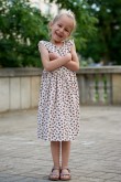 2A SET OF DRESSES FOR SISTERS WITH A V-NECK ON THE BACK - BERRIES