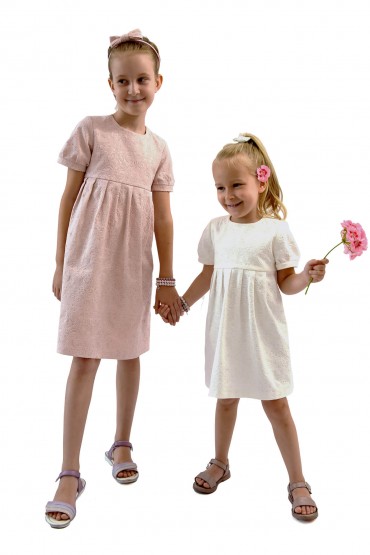 A SET OF THE SAME DRESSES FOR SISTERS - ROYAL PEARL