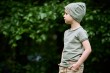 2UNISEX CAP - FOR KIDS - PISTACHIO OLIVE DOTS