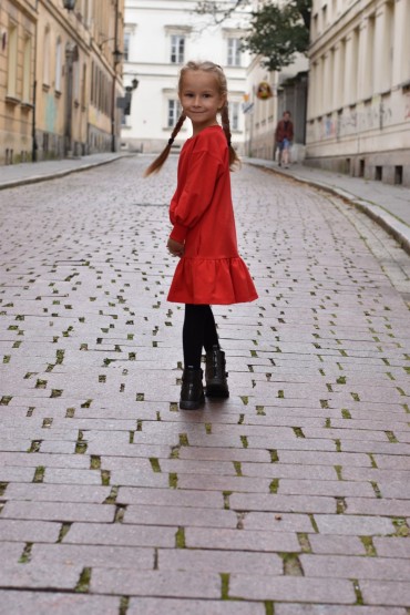 Sukienka dla dziewczynki czerwona
