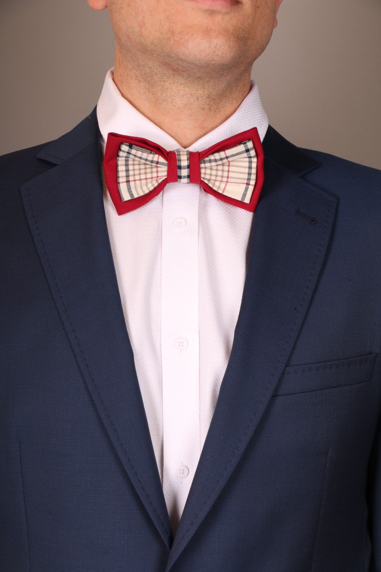 2MEN'S BOW TIE - ROYAL RED