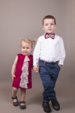 2BOW TIE - ROYAL RED - KIDS VERSION